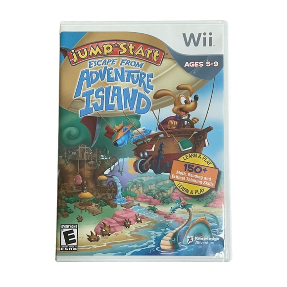Jump Start Escape From Adventure Island Wii Game - Picture 1 of 3